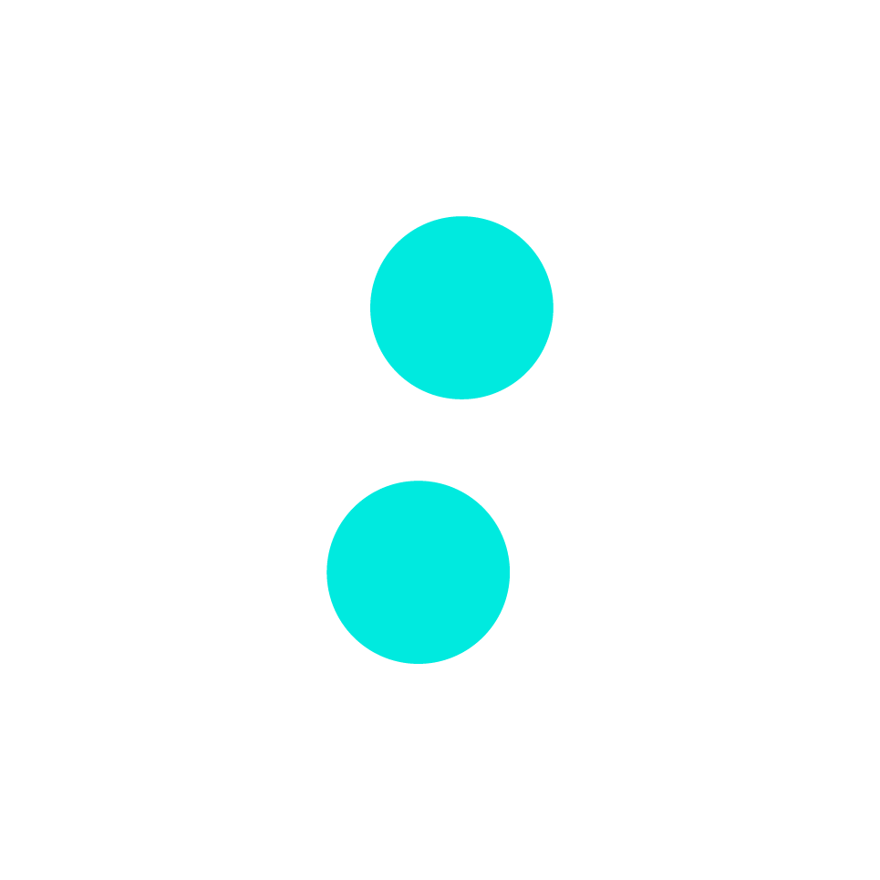Dos puntos turquesa 1